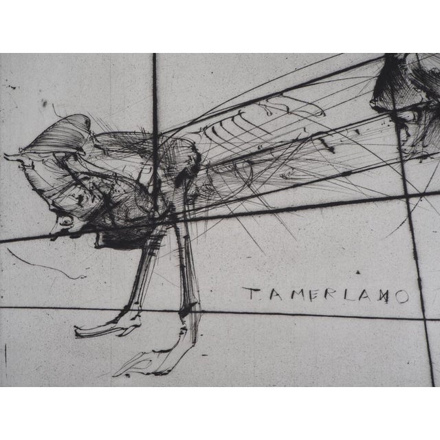 DADO (1933-2010) Tamerlano, 1990 Original engraving Signed in pencil bottom right Numbered out of 15 copies Printed in the...