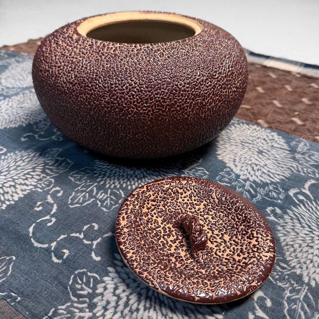 Shiso-Te Yū Mizusashi Water Container from Noma Gazan, Japan, 1970s For Sale - Image 9 of 17