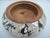 Wood Inlaid Mother of Pearl Black & White Shell Round Lidded Trinket Box For Sale - Image 9 of 10