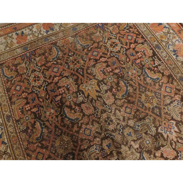 Textile Early 20th Century Antique Hand Knotted Caucasian Wool Rug 4'7"x 7'5" For Sale - Image 7 of 13