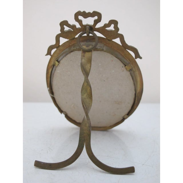 Late 19th Century Art Nouveau Hand Painted Miniature Portrait After Angelo Asti Italian Painting For Sale - Image 5 of 6