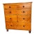 Antique Curly/Tiger Maple Chest of Drawers, Late Federal Early Empire Period For Sale