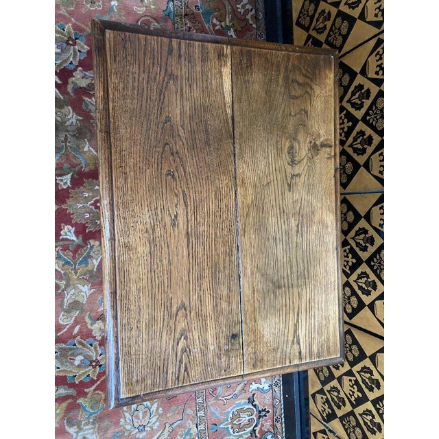 Brown Console in Oak For Sale - Image 8 of 10