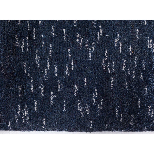 Modern Midnight Wool Rug by Doris Leslie Blau For Sale In New York - Image 6 of 7
