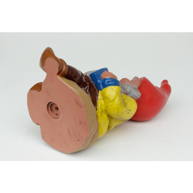 Garden Gnome with Accordion from Heissner, 1960s For Sale - Image 6 of 9