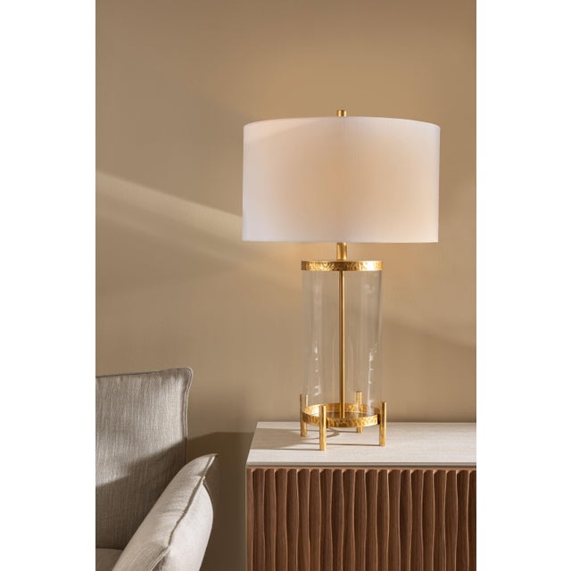 Name: Artemis Cylinder Lamp Size: 32"H x 19"dia Sometimes the decorator needs that lamp that just seems to float into the...