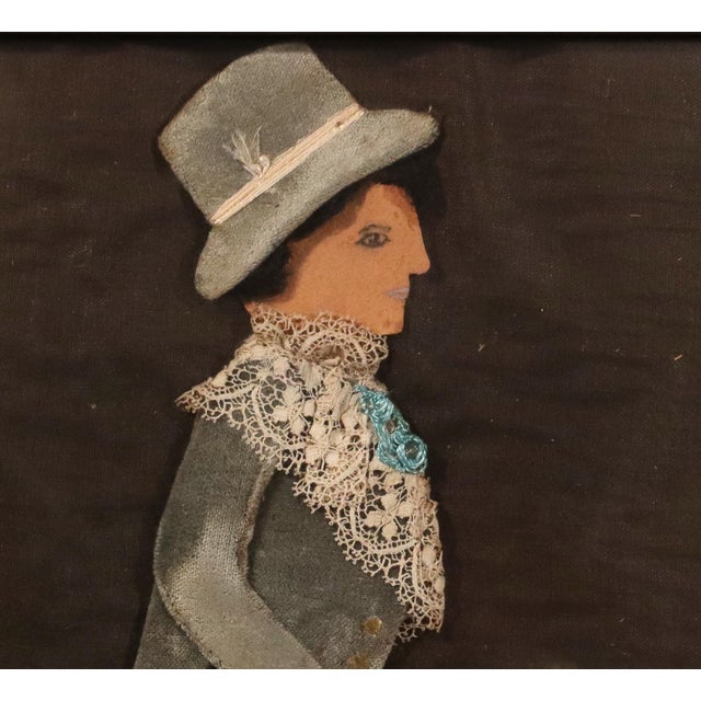 American Fabric and Paper Figure of a Gentleman, First Half of the 19th Century For Sale - Image 4 of 9
