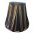 Pleated Stripe Silk Lampshade For Sale