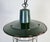 Mid-Century Modern Industrial Green Enamel Cage Pendant Light, 1960s For Sale - Image 3 of 18