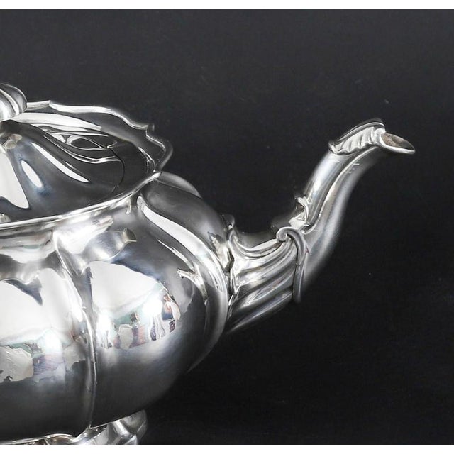 Antique Georgian Sterling Silver Teapot by Paul Storr, 19th Century For Sale - Image 5 of 18