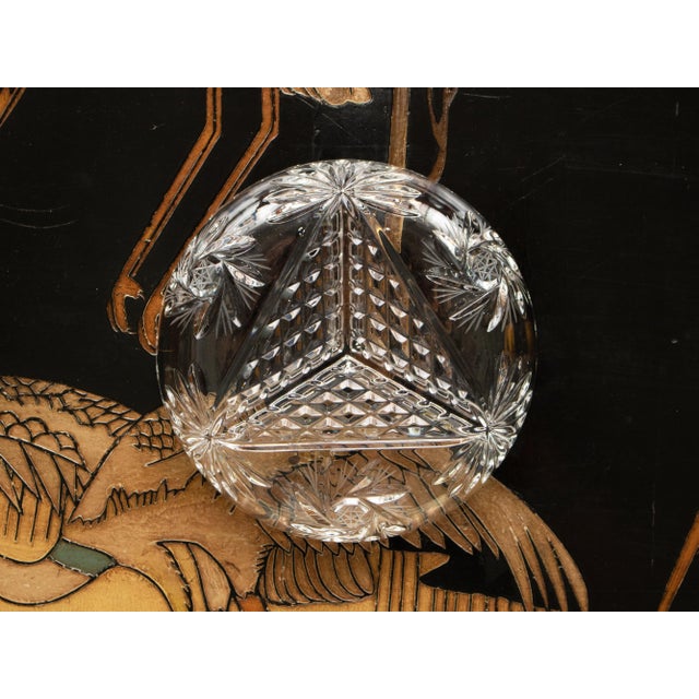 Circa 1970s European Glass Divided Serving Bowl For Sale In Dallas - Image 6 of 9