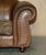 Set of Vintage Scottish Castle Brown Leather Sofa from Thomas Lloyd For Sale - Image 12 of 18