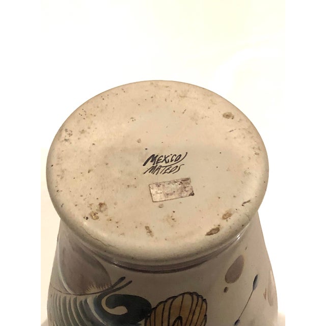 Vintage Parrot Tonala Vase, Signed For Sale In Seattle - Image 6 of 10