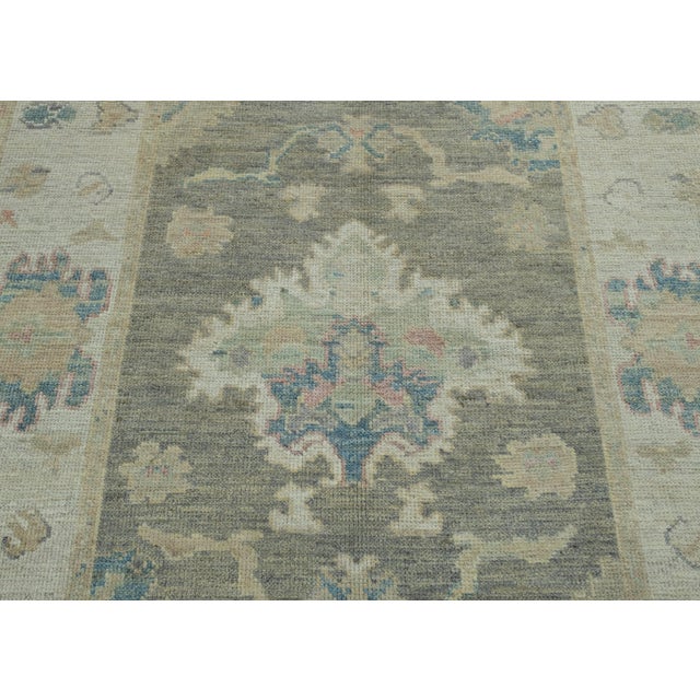 Turkish Oushak Rug 5'1" x 7'1" #17935 For Sale In Houston - Image 6 of 8