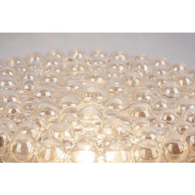 Large Amber Bubble Glass Wall Lights from Glashütte Limburg, Germany, 1970s For Sale - Image 9 of 13