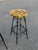 1950s 1950s Wrought Iron Mid Century Funky Stools Set of 3 For Sale - Image 5 of 8