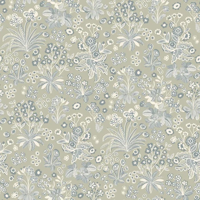 SAMPLE - Boråstapeter Tuva Wallpaper In Mineral For Sale