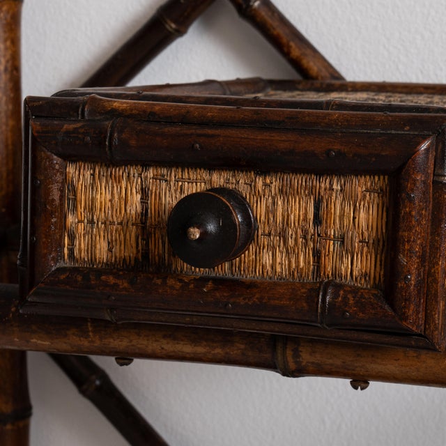1900 - 1909 France Chocolate Bamboo Coat Rack For Sale - Image 12 of 15