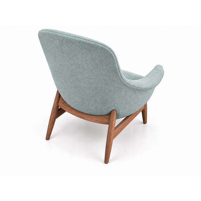 1960s Mid Century Style Lounge Chairs in Manner of Hans Olsen Torso Lounge Chairs For Sale - Image 5 of 6