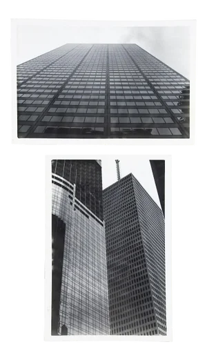 1980s Skyscrapers Photographs - a Pair