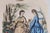 Lot of 5 Antique French Fashion Plates L La Mode Illustrée 1870s L Signed Anaïs Toudouze, Hand Colored Bustle Dresses, 9x12" Each For Sale - Image 14 of 17