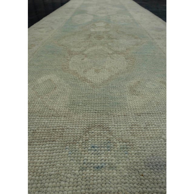 Early 21st Century Turkish Oushak Rug 3' x 11' #17834 For Sale - Image 5 of 8