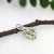 Green 4.4ct Peridot Pendant with Earth Mined Diamonds in Solid 14K Gold Oval 11x9mm For Sale - Image 8 of 10