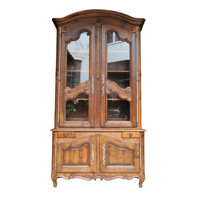 Early 19th Century French Provincial Walnut Buffet For Sale