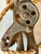 Complete with original heavy metal pulley hardware, large hook, chain, and natural-fiber manila rope. The pulley blocks...