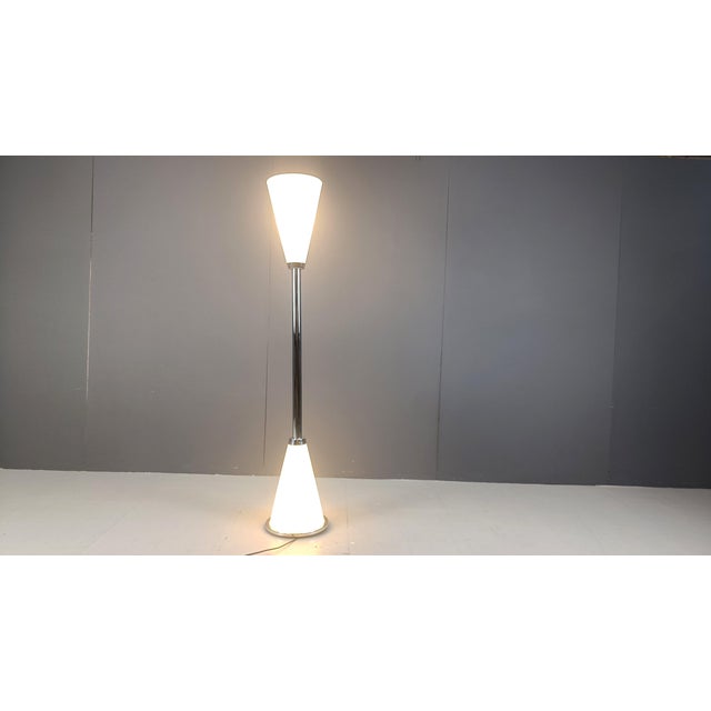 Vintage Italian Floor Lamp, 1990s, in Flawless conditions. Designed 1990 to 1999 Up to 250V (Europe/UK Standard).The...