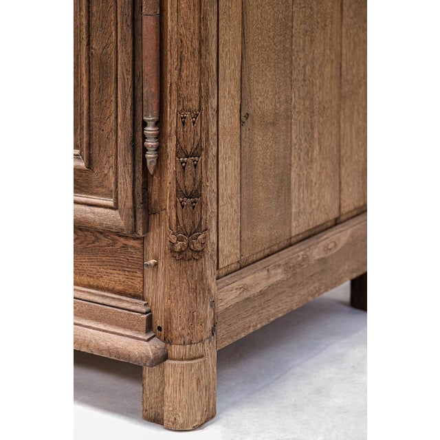 Antique French Marriage Armoire For Sale - Image 6 of 13