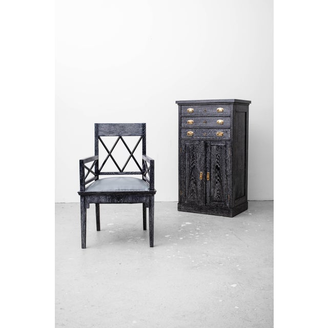 Art Nouveau Armchairs attributed to Josef Hoffmann School, Vienna, 1912, Set of 3 For Sale - Image 15 of 18