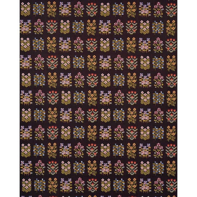 Based on original artwork that was hand-drawn in our studio, Annika Floral Tapestry in multi-on-cocoa derives its charm...