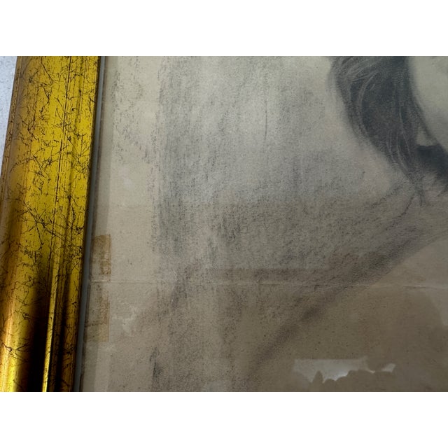 Cosgrove, Portrait Study of a Young Woman, 1957, Pencil on Paper, Framed For Sale - Image 7 of 11