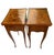 Mid 19th Century Rare French Marquetry Writing Tables With Leather Pull Out Slides - A Pair For Sale - Image 5 of 8
