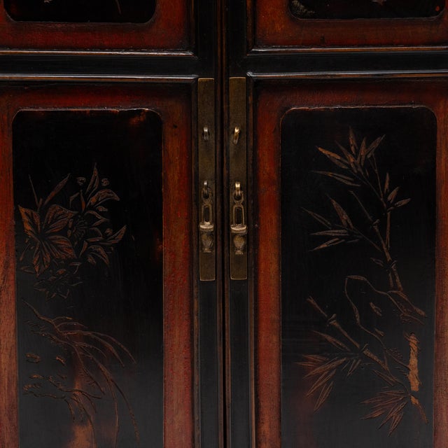 Chinese Petite Fujian Lacquer Cabinet, C. 1900 For Sale In Chicago - Image 6 of 7