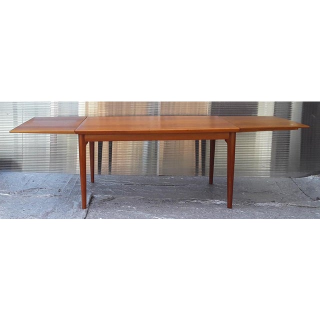 Vintage Danish Extendable Teak attributed to Grete Jalk for Glostrup, 1970s For Sale - Image 9 of 18