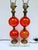 Vintage Stacked Glass Balls Table Lamps on Marble Base - a Pair For Sale - Image 11 of 12