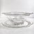 Jeannette Glass 1930s Jeanette Glass Co. "Sunburst" Bowl & Platter - 2 Piece Set For Sale - Image 4 of 12