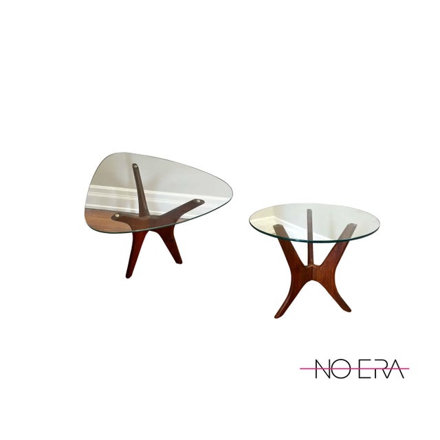 1960 Mid-Century Modern Walnut Sculptural Coffee Table Attributed to Adrian Pearsall For Sale - Image 11 of 11