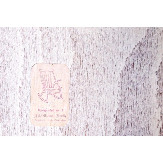 1950s Rocking Chair by Illum Wikkelsø for Niels Eilersen For Sale - Image 5 of 6