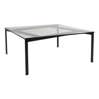 Glass and Metal Coffee Table by Paolo Tilche for Arform, 1960s For Sale
