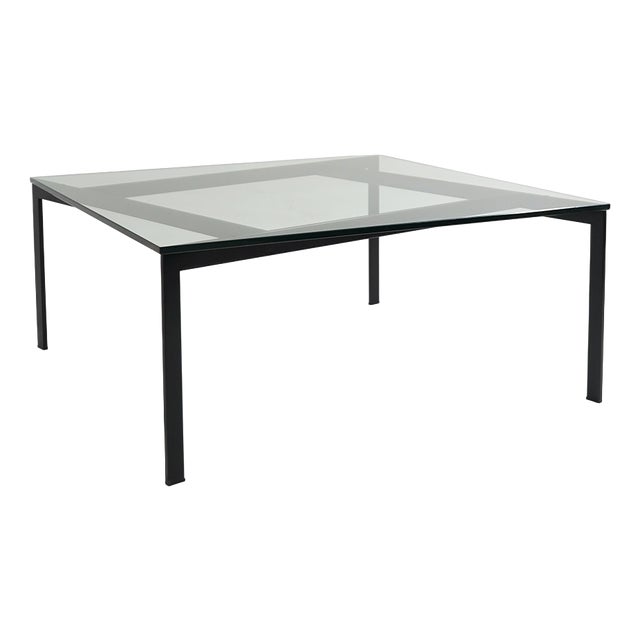 Glass and Metal Coffee Table by Paolo Tilche for Arform, 1960s For Sale