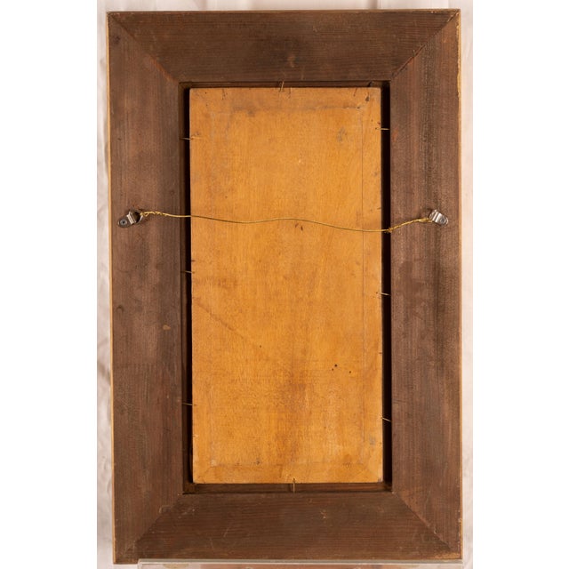 Oscar Ricciardi, Sunlit Market Street Scene, Oil on Panel For Sale - Image 11 of 15