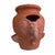 Ceramic Vintage Terracotta Elephant Motif Strawberry Planter Pots, A Pair For Sale - Image 7 of 11
