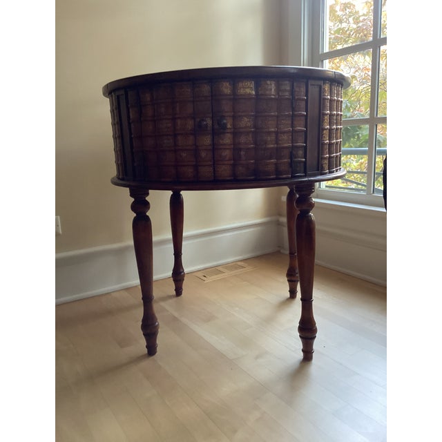 For sale is an exceptional, authentic luxury drum table by renowned designer brand Theodore Alexander. Features the...