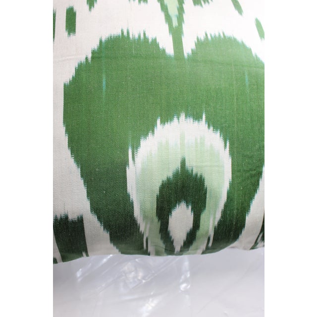 Contemporary Handmade Silk Ikat Pillow For Sale In Washington DC - Image 6 of 7