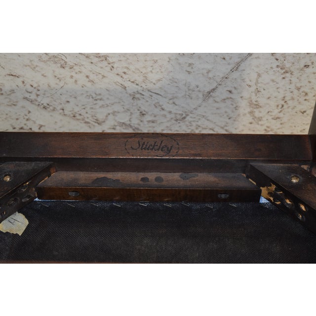 Set of 8 Stickley Mahogany Chippendale Dining Room Chairs For Sale - Image 11 of 11