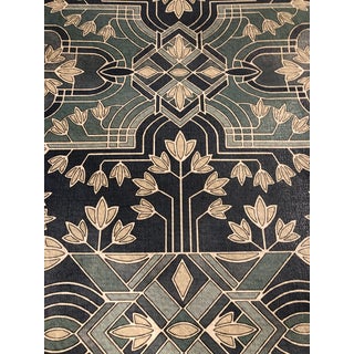 Mokum Majorelle Teal Wallpaper from Kenneth Ludwig Home For Sale