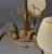 Lyfa Brass Chandelier with Opaline Glass Shades by Bent Karlby for Lyfa, 1950s For Sale - Image 4 of 7